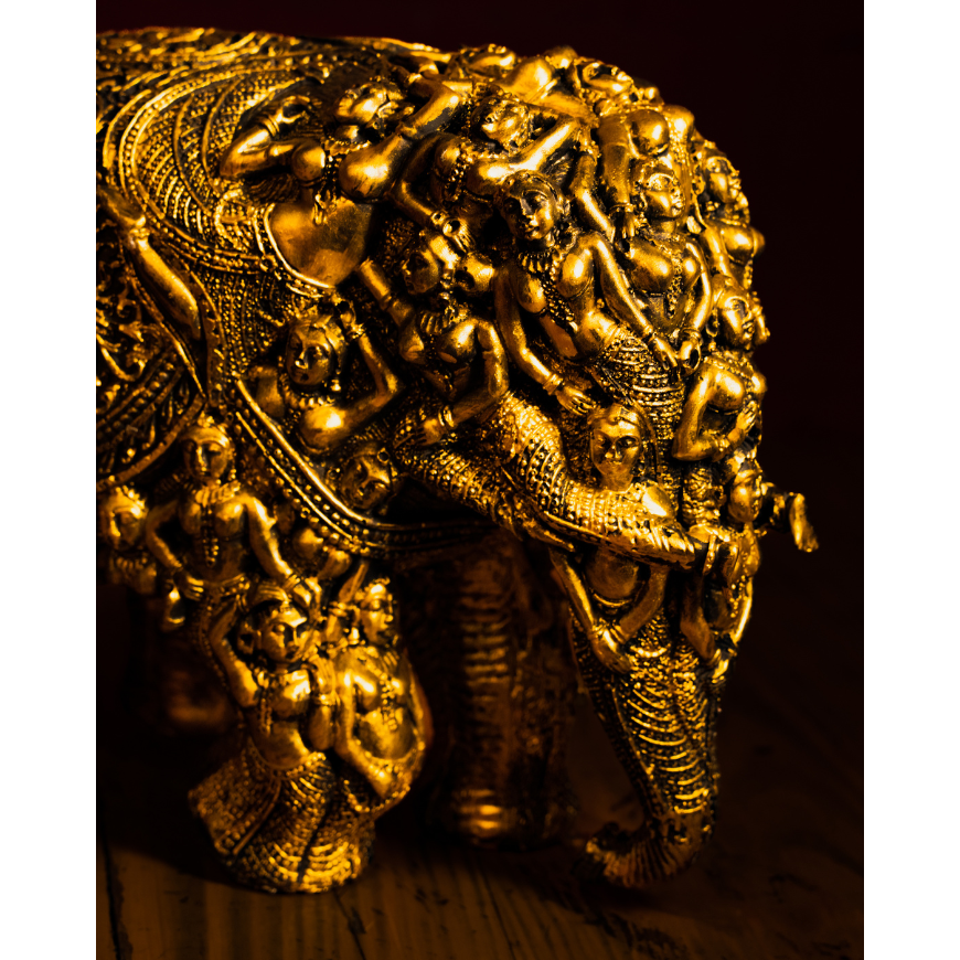 Antique Rajasthani Elephant - madsbox