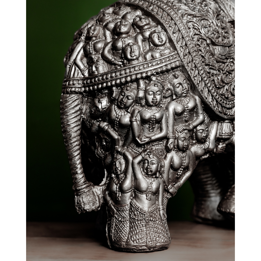 Antique Rajasthani Elephant - madsbox