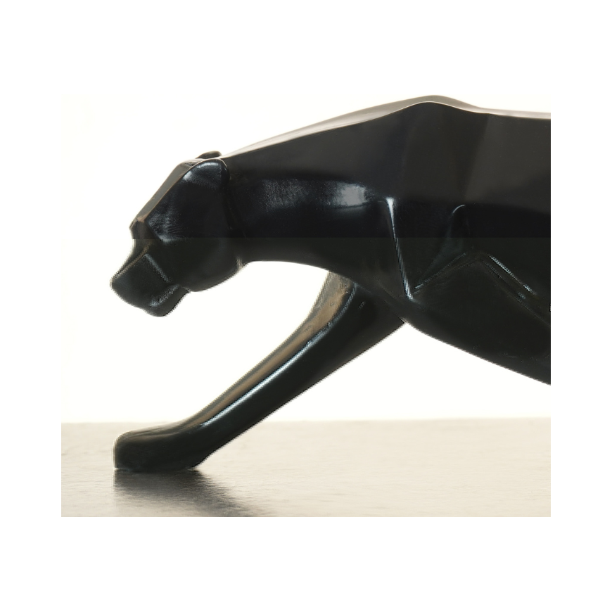 Modern Art Geometric Panther Statue