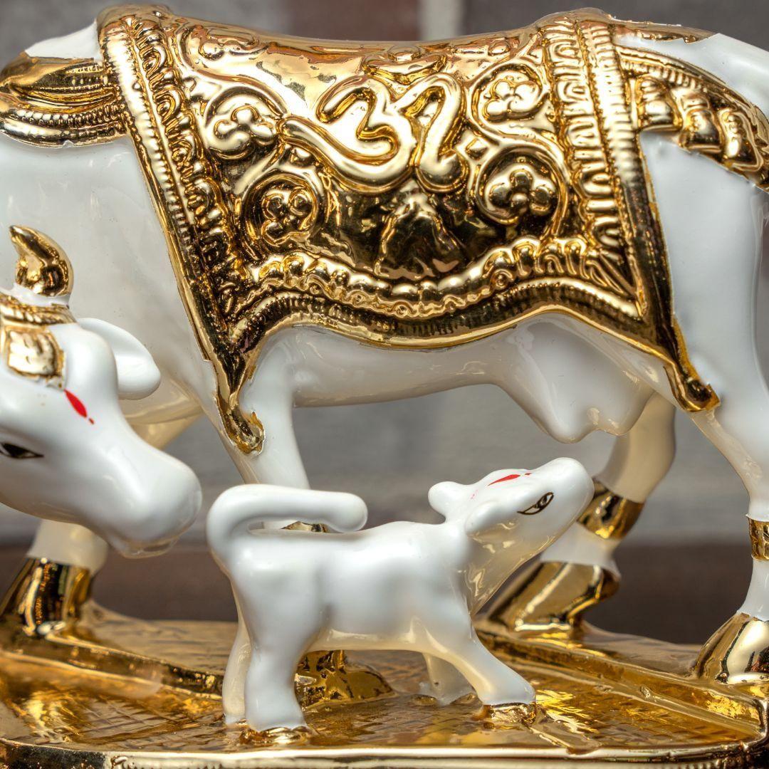 Kamdhenu- The Wish Fulfilling Cow(Blessing of Goddess Laxmi, Saraswati And Durga) - madsbox
