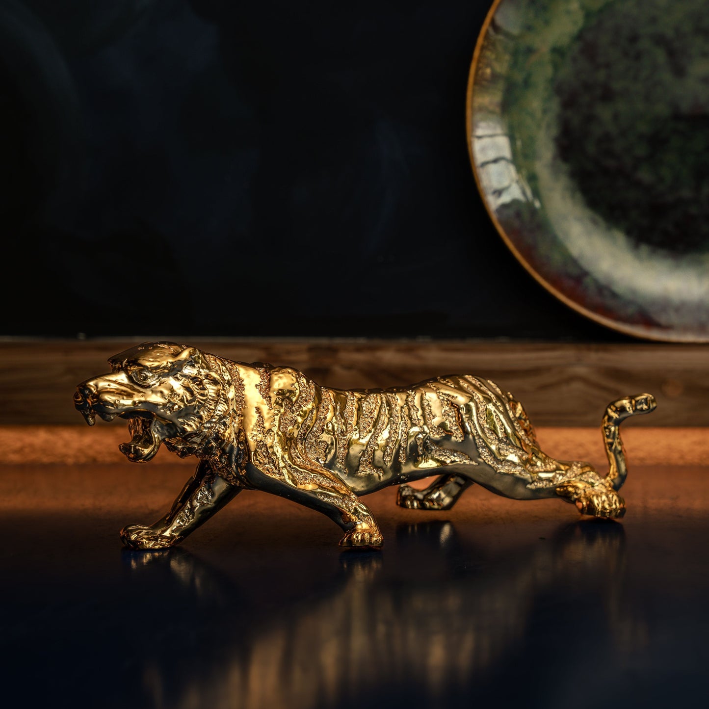 The Walkathon- Golden Tiger(Attracts Wealth and prosperity) - madsbox