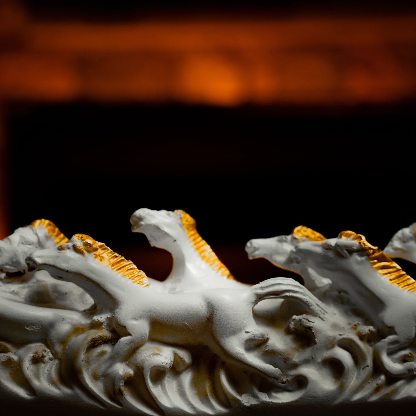 Lucky white Tusk and Eight Running Horses - madsbox