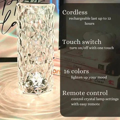 Prism Rose Touch Lamp