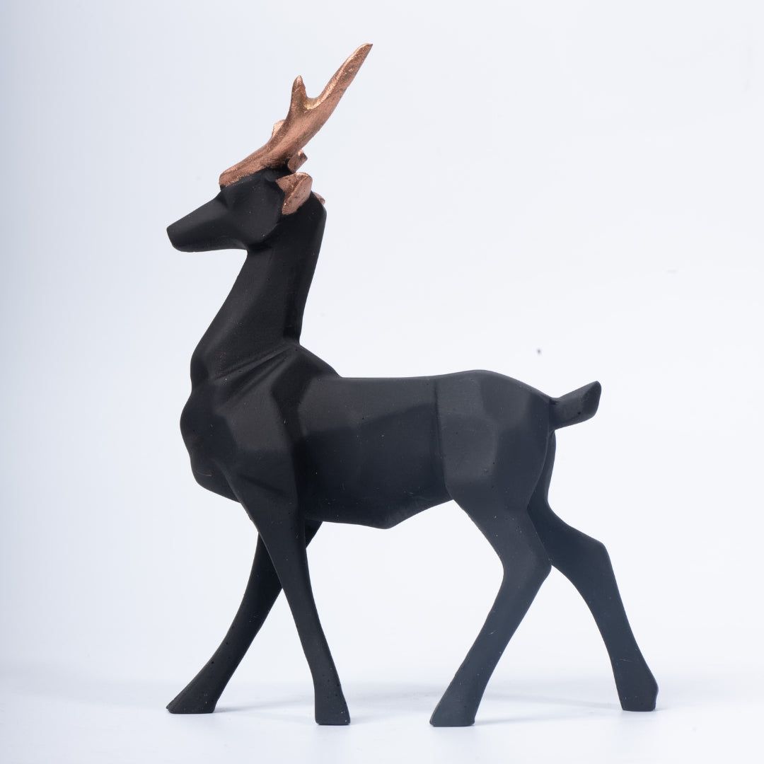 Dusky Standing Resin Deer - madsbox