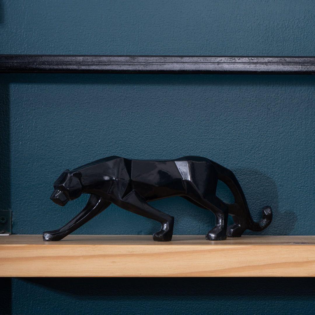 Modern Art Geometric Panther Statue