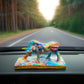 Lucky multicoloured car dashboard & home/office decor Bull