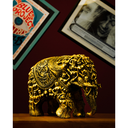 Antique Rajasthani Elephant - madsbox