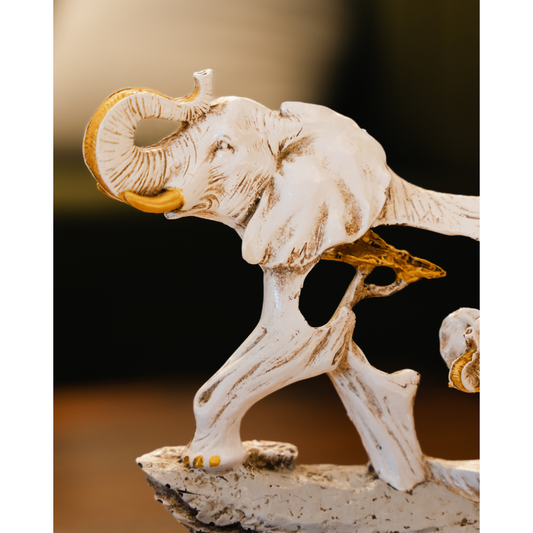 Lucky Raised Tusk Elephant - madsbox