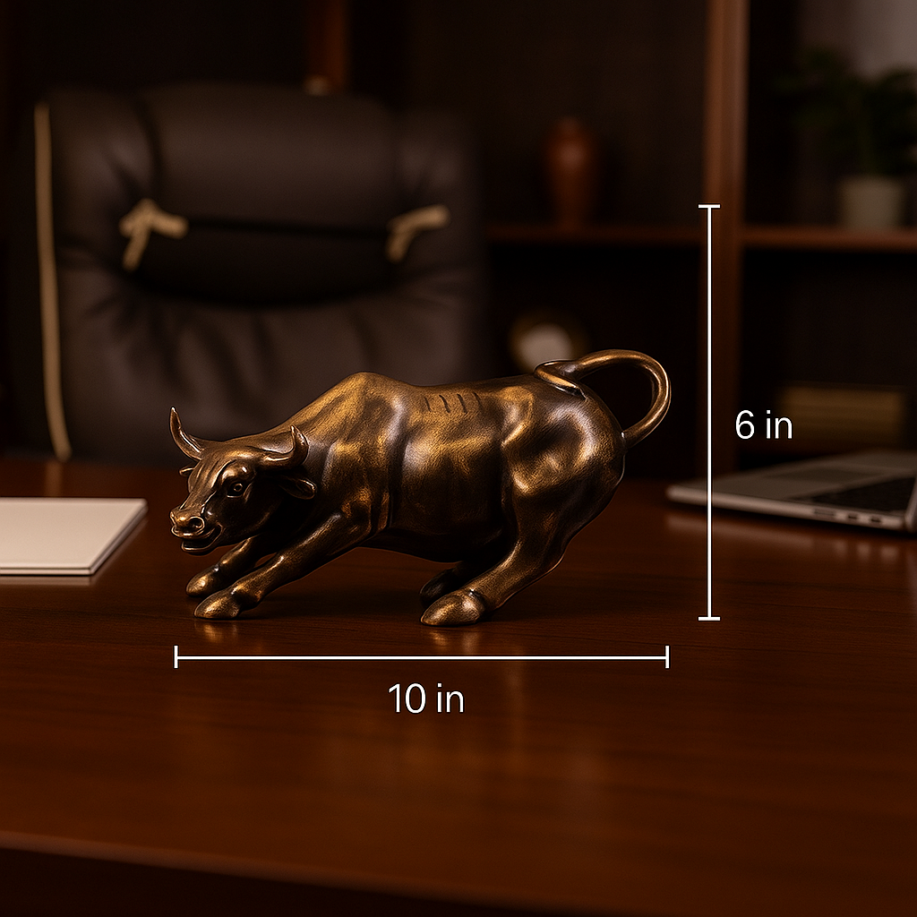 Fengshui Charging Bull- The opportunist(Attracts Wealth and Big opportunities)