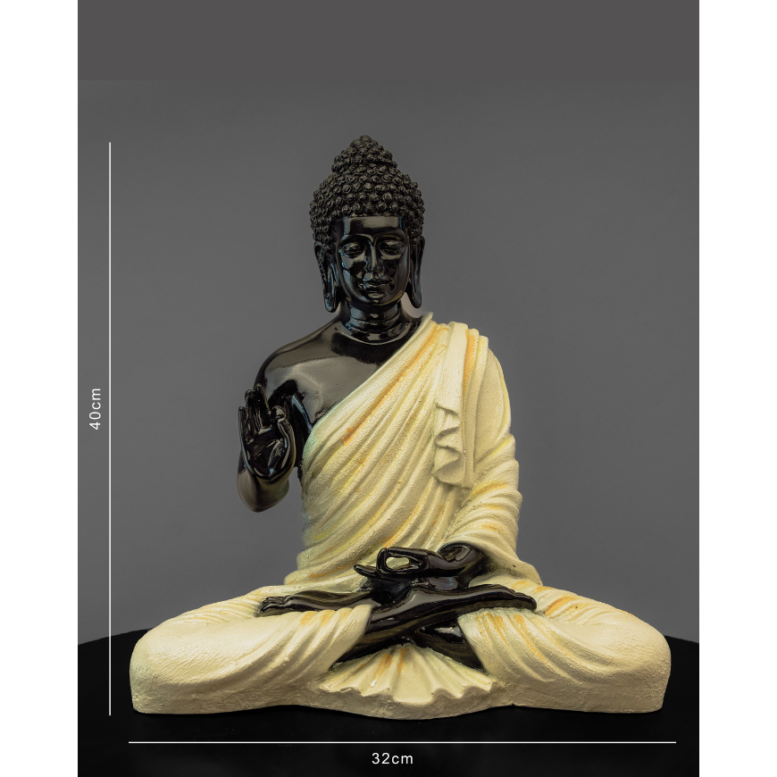 The meditating buddha- Black and white edition - madsbox