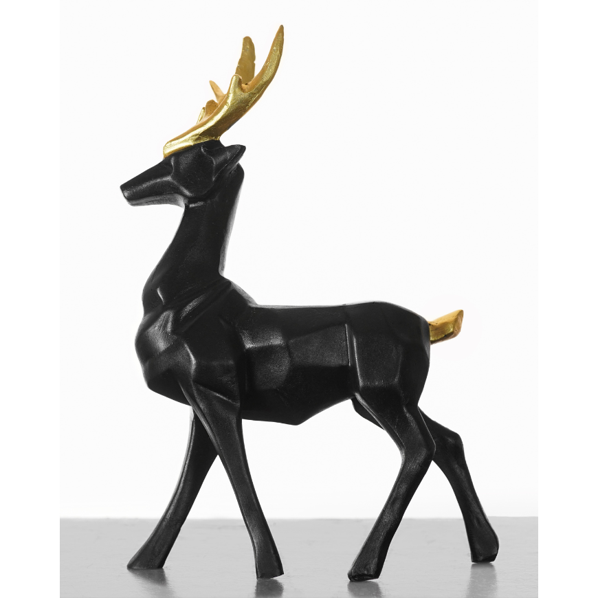 Dusky Standing Resin Deer - madsbox