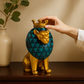 The Golden throned lion