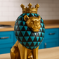 The Golden throned lion