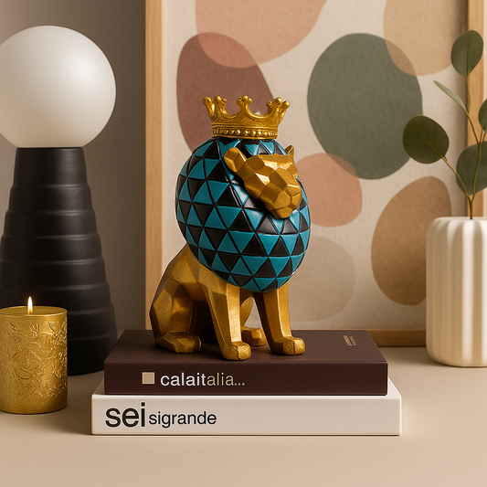 The Golden throned lion