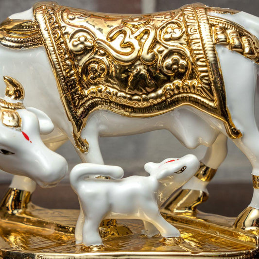 Kamdhenu- The Wish Fulfilling Cow(Blessing of Goddess Laxmi, Saraswati And Durga) - madsbox