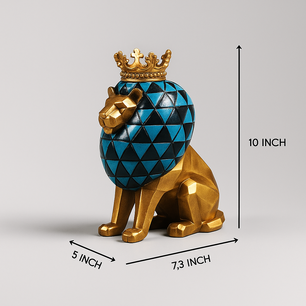 The Golden throned lion
