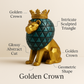 The Golden throned lion