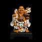 Laughing Buddha With Wood Base