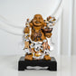 Laughing Buddha With Wood Base