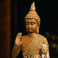 Blessing Buddha With Wooden Base