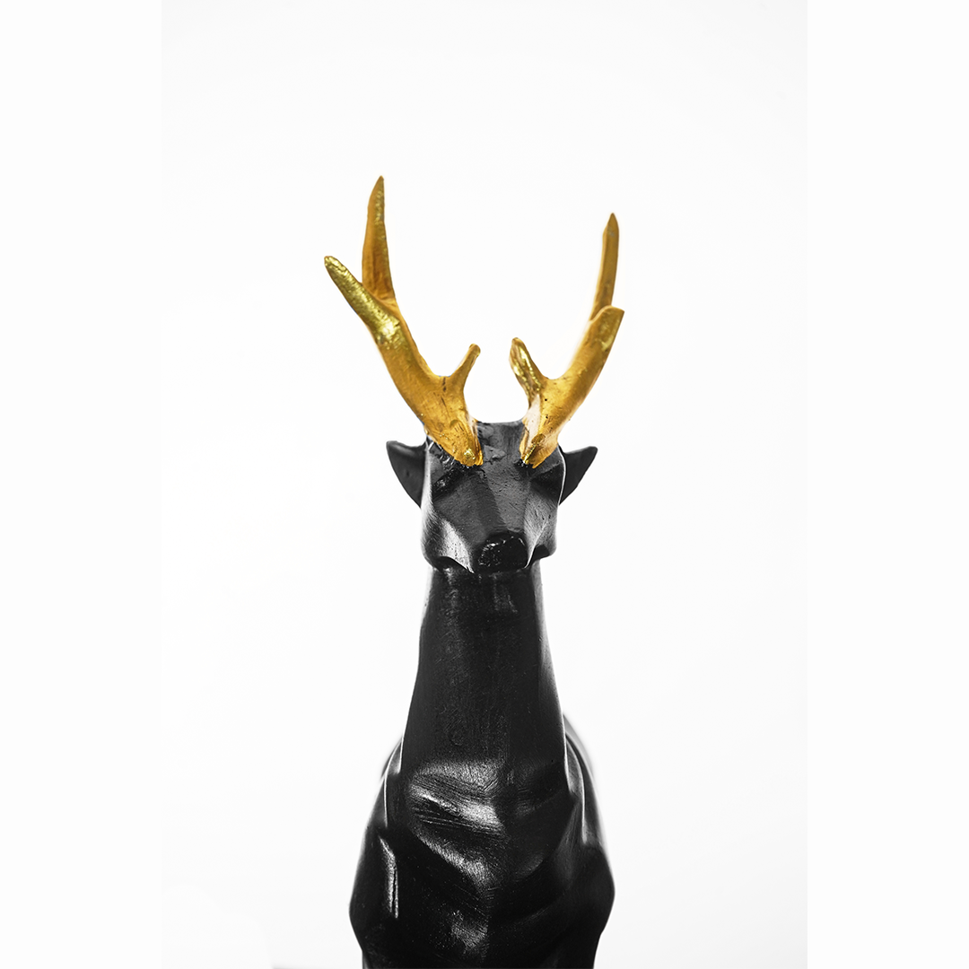 Dusky Standing Resin Deer - madsbox