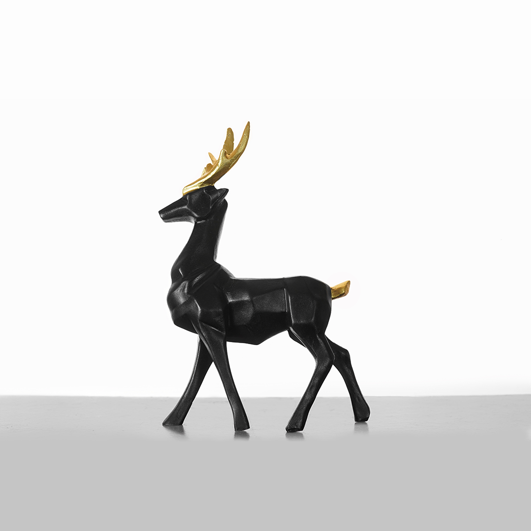 Dusky Standing Resin Deer - madsbox